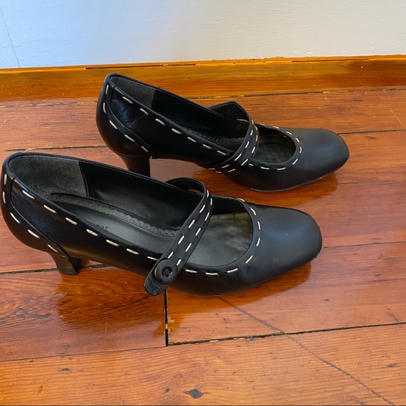 *3 for $30 Naturalized Black Mary Jane White Stitching 10 - Picture 3 of 6